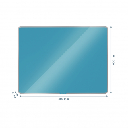 Tabla Leitz Cosy, sticla, magnetica, 80x60 cm, marker inclus [2]