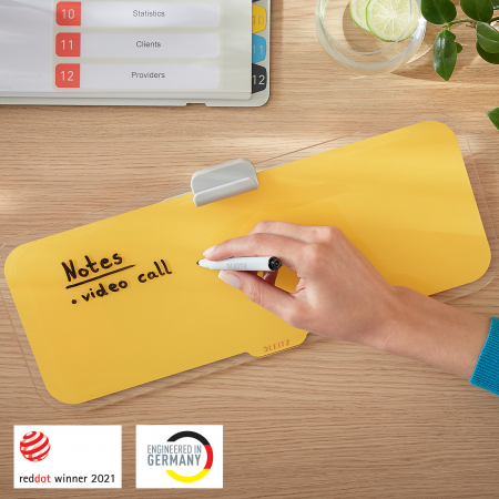Tabla Leitz Cosy, sticla, pentru birou, marker inclus [1]