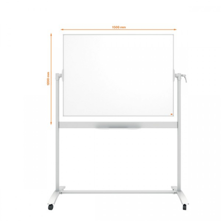 Tabla mobila NOBO Classic, otel lacuit, 150x120 cm, magnetica, include marker si tavita [2]