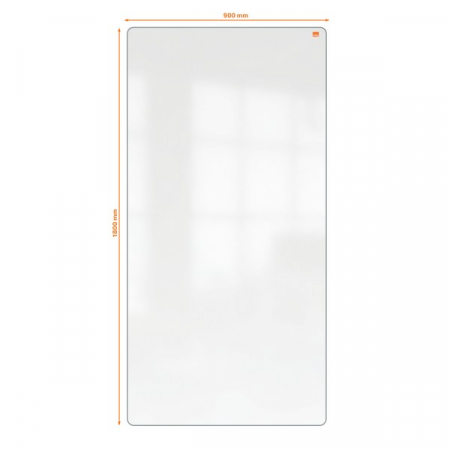 Tabla mobila NOBO Move & Meet, 180x90 cm, cu doua fete, ambele magnetice, rama gri, alb [3]