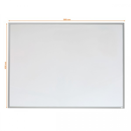 Tabla NOBO, 58x43 cm, magnetica, include doua markere, burete si magneti, alb, rama din aluminiu [1]