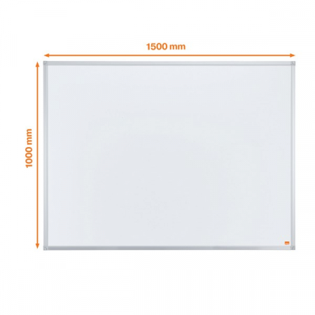 Tabla NOBO Essentials, otel lacuit, 150x100 cm, magnetica, include tavita, alb [4]