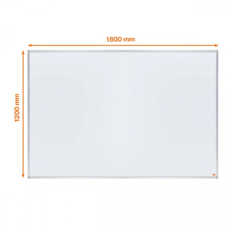 Tabla NOBO Essentials, otel lacuit, 180x120 cm, magnetica, include tavita, alb [4]