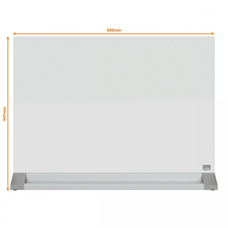 Tabla NOBO Impression Pro, sticla, pentru birou, magnetica, include marker si magneti [5]