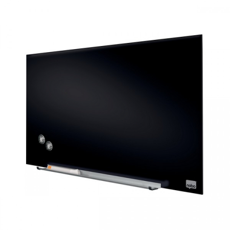 Tabla NOBO Impression Pro Widescreen 31", sticla, 68x38 cm, magnetica, include marker, tavita si magneti [4]