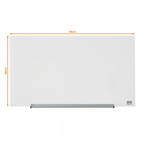 Tabla NOBO Impression Pro Widescreen 31", sticla, 68x38 cm, magnetica, include marker, tavita si magneti [2]