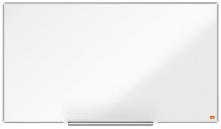 Comunicare si prezentare - Tabla NOBO Impression Pro Widescreen 40", otel emailat, 89x50 cm, magnetica, include marker si tavita