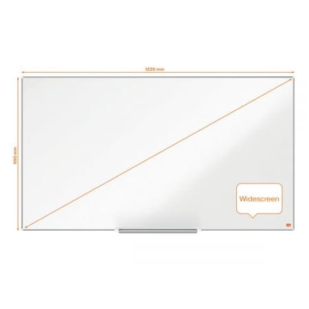 Tabla NOBO Impression Pro Widescreen 55", otel lacuit, 122x69 cm, magnetica, include marker si tavita [2]