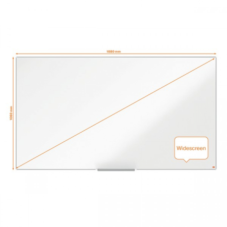 Tabla NOBO Impression Pro Widescreen 85", otel lacuit, 188x106 cm, magnetica, include marker si tavita [2]