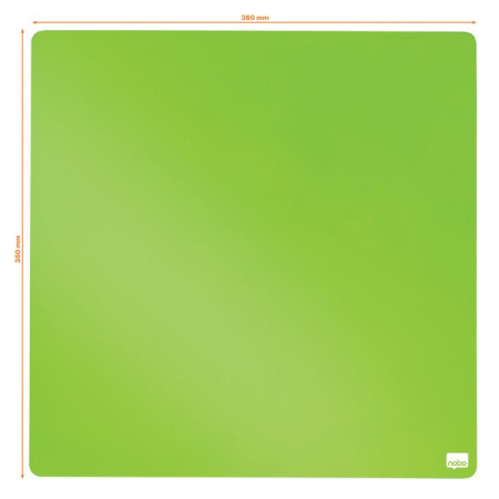 Tabla NOBO patrata, plastic, 36x36 cm, magnetica, include marker si magneti, aramiu [3]
