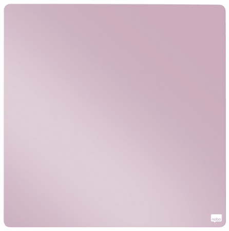 Sisteme de afisare - Tabla NOBO patrata, plastic, 36x36 cm, magnetica, include marker si magneti, roz