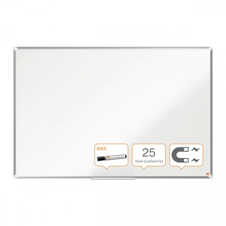 Tabla NOBO Premium Plus, otel emailat, 150x100 cm, magnetica, include marker si tavita [5]