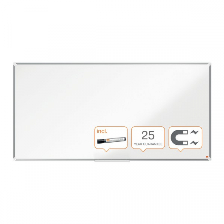 Tabla NOBO Premium Plus, otel emailat, 180x90 cm, magnetica, include marker si tavita [4]