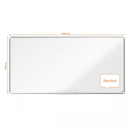 Tabla NOBO Premium Plus, otel emailat, 180x90 cm, magnetica, include marker si tavita [2]