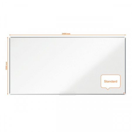Tabla NOBO Premium Plus, otel emailat, 240x120 cm, magnetica, include marker si tavita [2]