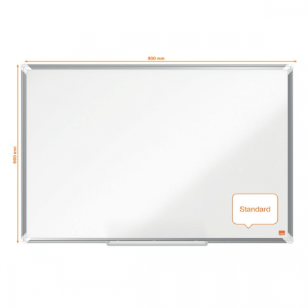Tabla NOBO Premium Plus, otel emailat, 90x60 cm, magnetica, include marker si tavita [2]