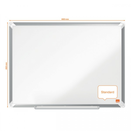 Table magnetice (whiteboard-uri) - Tabla NOBO Premium Plus, otel lacuit, magnetica, include marker si tavita