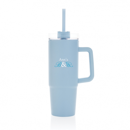 Pahar Tana plastic reciclat 750 ml cu maner si capac 3-in-1 [2]
