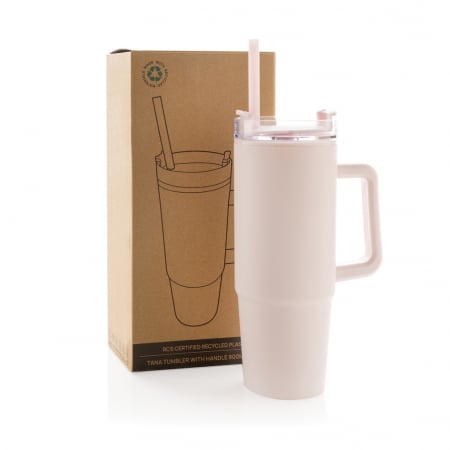 Pahar Tana plastic reciclat 750 ml cu maner si capac 3-in-1 [4]