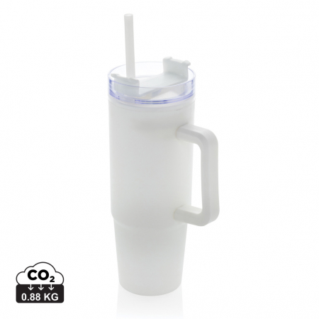 Noutati si inovatii - Pahar Tana plastic reciclat 750 ml cu maner si capac 3-in-1