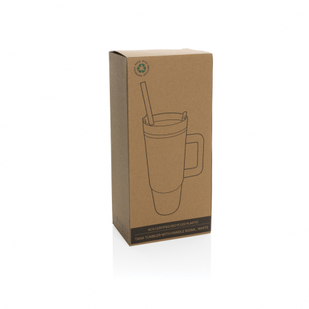 Pahar Tana plastic reciclat 750 ml cu maner si capac 3-in-1 [10]
