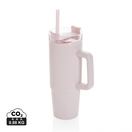Noutati si inovatii - Pahar Tana plastic reciclat 750 ml cu maner si capac 3-in-1