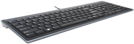 Tastatura Kensington AdvanceFit, cu fir, taste slim, negru [0]