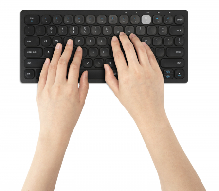 Tastatura Kensington, conexiune multipla, wireless sau bluetooth, indicator de baterie, negru [4]