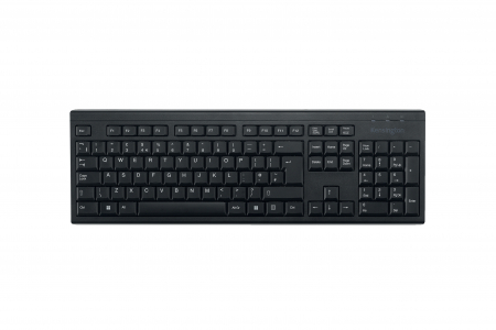 Tastatura wireless eco KB410 EQ – full-size, 55% PCR, rezistenta la lichide, cu criptare AES [1]