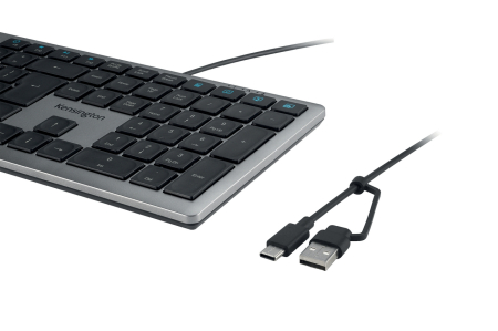 Tastatura KENSINGTON EQ KB515 reincarcabila USB-C cablu 150 cm [3]