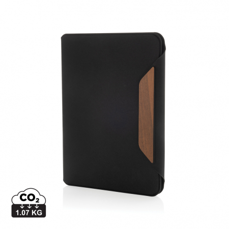 Agende, calendare si organizatoare - Portofoliu A5 Teri AWARE™ rPET si nuc cu inchidere magnetica si agenda FSC®