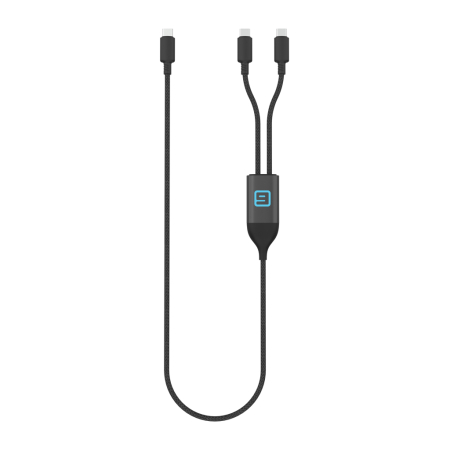 Cablu Terra RCS 100W Dual USB-C, incarcare simultana, 20W, transfer date 480 Mbps [3]