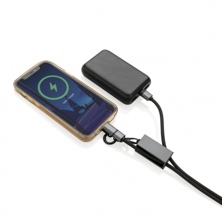 Cablu Terra 60W cu snur telefon rPET – incarcare duala [9]