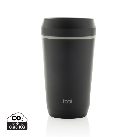 Sticle, cani si termosuri to go - Topl Recycled Plastic To Go Tumbler 354 ml, capac 360° patentat, plastic reciclat RCS