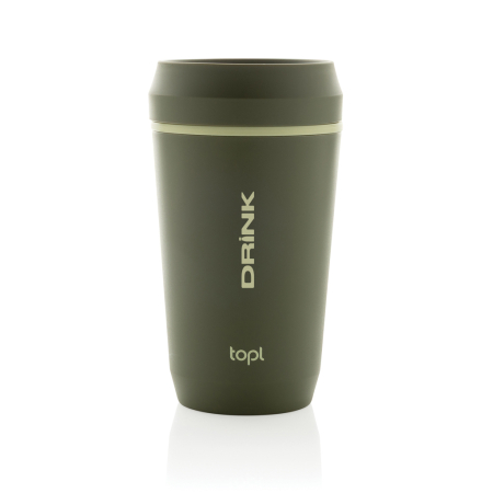 Topl Recycled Plastic To Go Tumbler 354 ml, capac 360° patentat, plastic reciclat RCS [7]