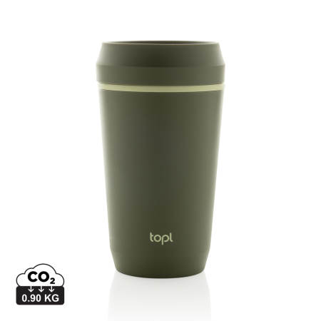 Topl Recycled Plastic To Go Tumbler 354 ml, capac 360° patentat, plastic reciclat RCS [0]
