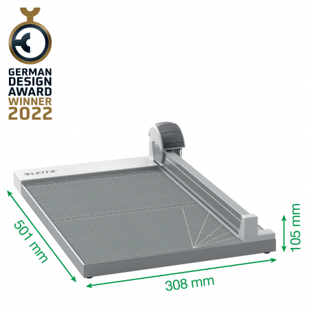 Trimmer Leitz Office Precision, A4 MAXI, 15 coli, gri [1]