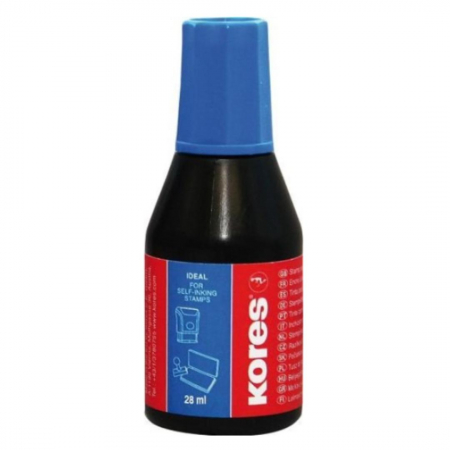 Tipografie si stampile - Tus Kores stampila 27ml albastru