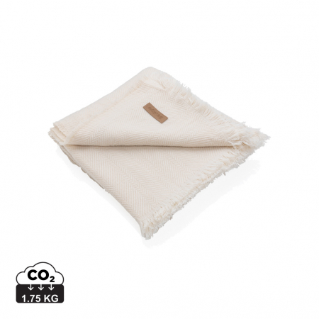 Textile si confort pentru casa - Patura tesuta Ukiyo Aware™ Polylana® – 130x150 cm, sustenabila si eleganta