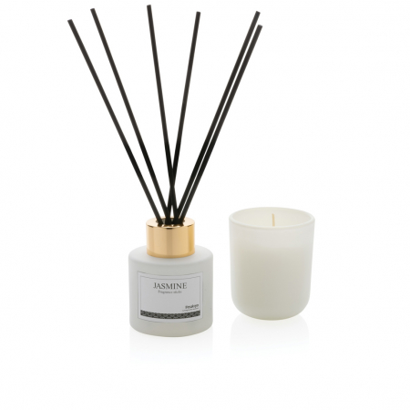 Set cadou Ukiyo – Lumanare parfumata si betisoare cu aroma de iasomie [1]