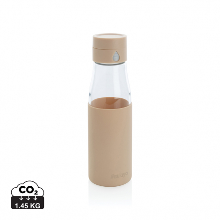 Noutati si inovatii - Sticla sticla Ukiyo 600 ml cu indicator hidratare si husa silicon