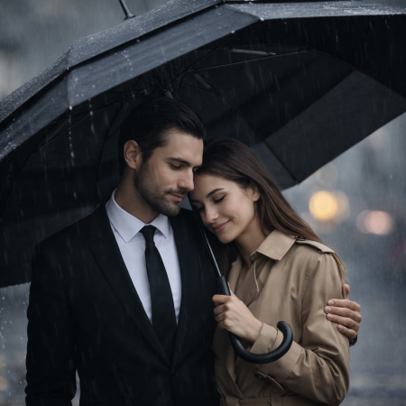 Umbrela business dubla Bizz Pro 128 cm, automata, rezistenta vant, negru [1]