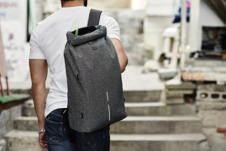 Rucsac Urban antifurt 27L, material rezistent la taiere [62]