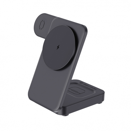 Incarcator wireless 3-in-1 magnetic 15W Urban Vitamin Arcadia, ABS reciclat RCS [6]