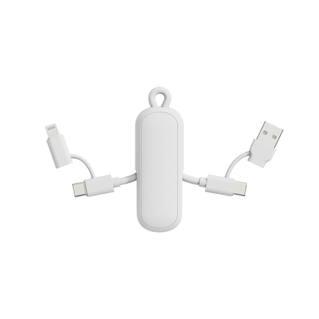 Cablu breloc Urban Vitamin Dublin 4-in-1, 100W PD, USB-C si iOS, 480 Mbps [0]
