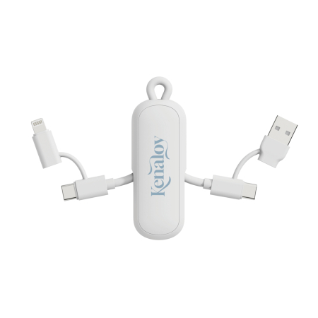 Cablu breloc Urban Vitamin Dublin 4-in-1, 100W PD, USB-C si iOS, 480 Mbps [9]