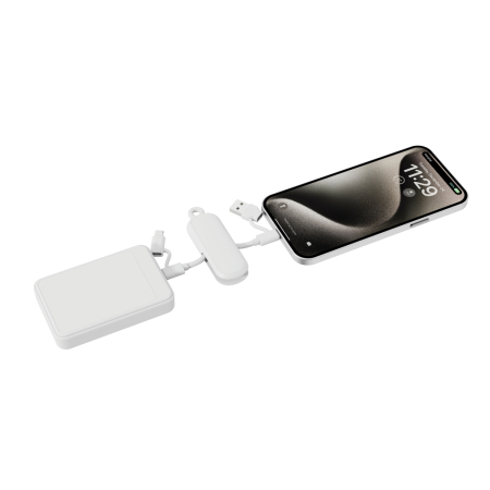 Cablu breloc Urban Vitamin Dublin 4-in-1, 100W PD, USB-C si iOS, 480 Mbps [3]