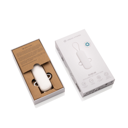 Cablu breloc Urban Vitamin Dublin 4-in-1, 100W PD, USB-C si iOS, 480 Mbps [2]
