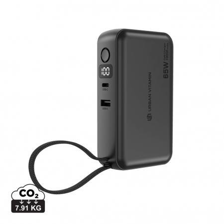 Baterii externe - Powerbanks - Urban Vitamin Eureka – incarcator hibrid GaN 65W & powerbank 10.000 mAh