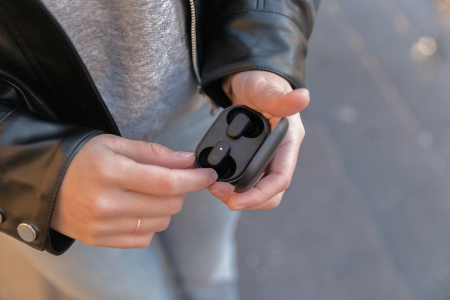 Casti wireless Urban Vitamin Gilroy ANC si ENC, albastrutooth 5.0 [21]